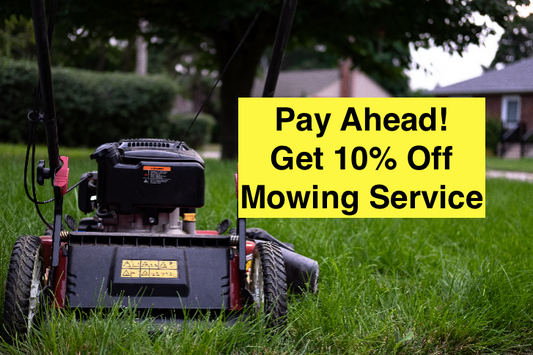 Mowing Service Discount - Get 10% Off